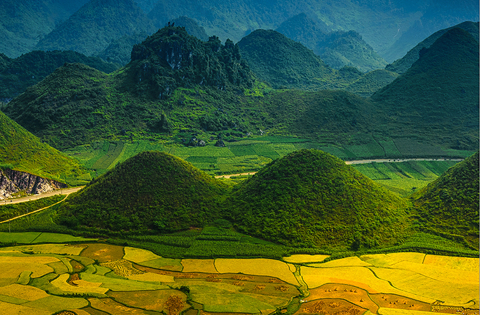 Quan Ba twin mountains. Photo: Nguyen Quang Tuan